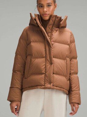 LULULEMON Wunder Puff Jacket in Roasted Brownt Sz 8 **MISSING HOOD